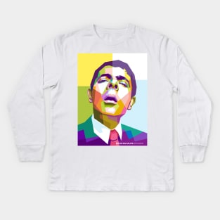 rowan atkinson Kids Long Sleeve T-Shirt